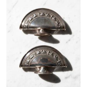 Pair Of Solid Silver Napkin Rings, 1800 – 20th Century