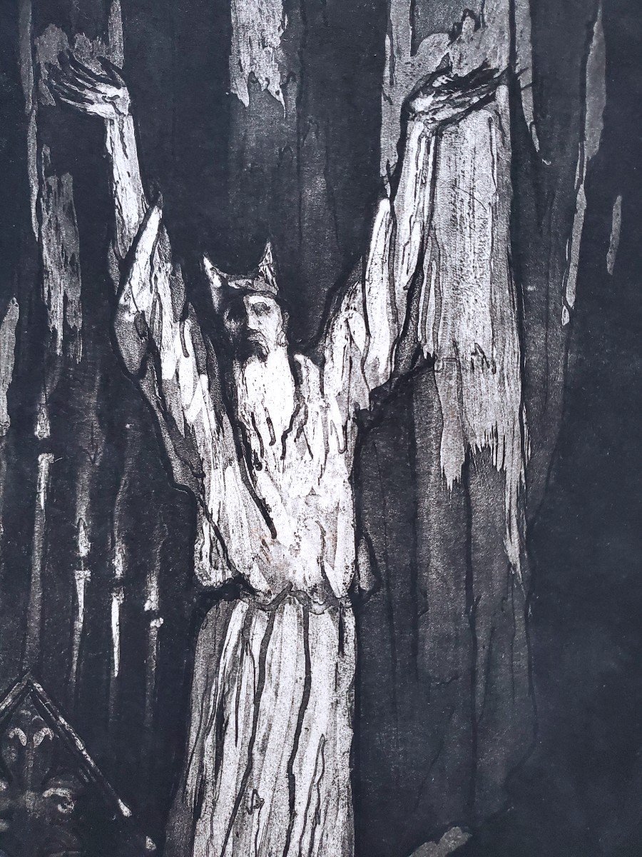 Emile Bernard - La Fin De Satan-photo-3