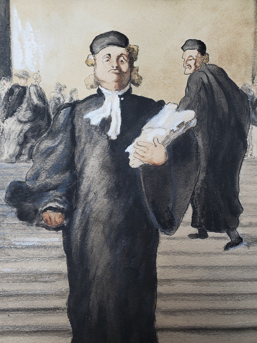 In The Taste Of Honoré Daumier, Lawyer At The Court-photo-2