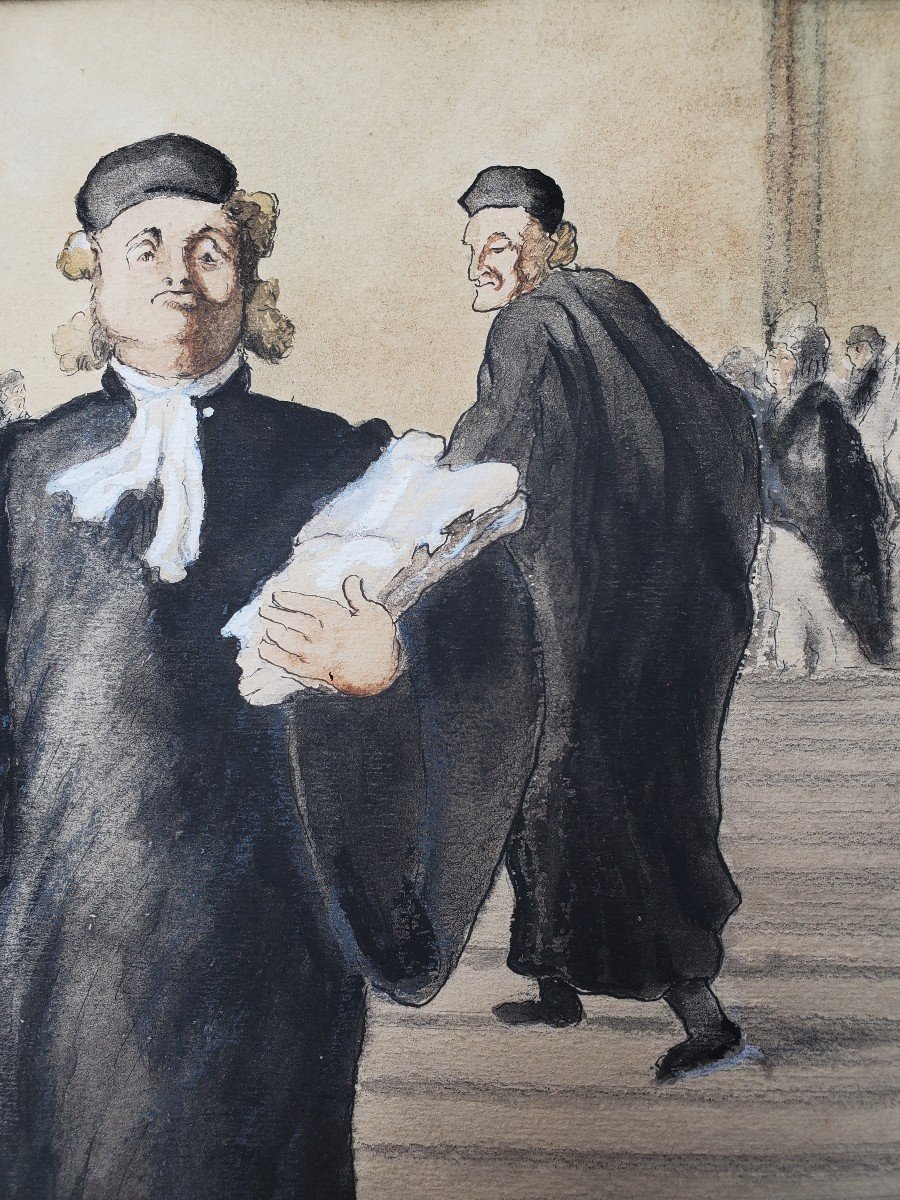 In The Taste Of Honoré Daumier, Lawyer At The Court-photo-2