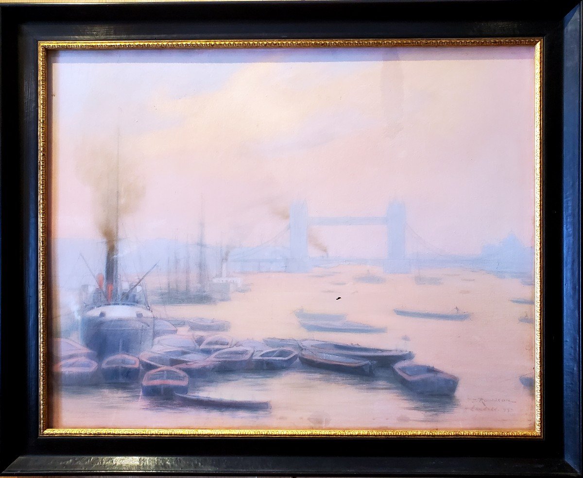 Jean-jacques Rousseau - Vue De Tower Bridge à Londres