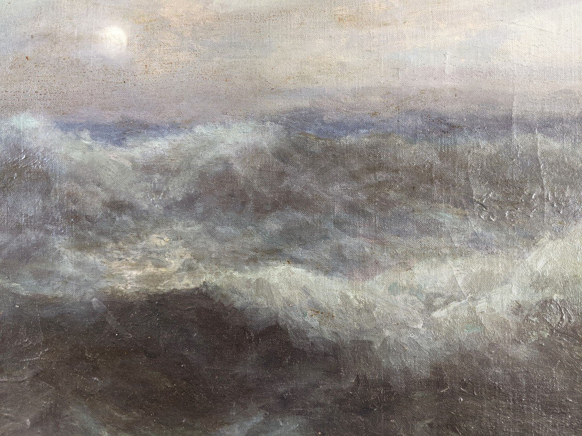 Emil-benediktoff Hirschfeld, Moon Effect On The Sea-photo-3