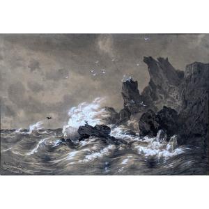 Michel Bouquet, Tempête à Ouessant