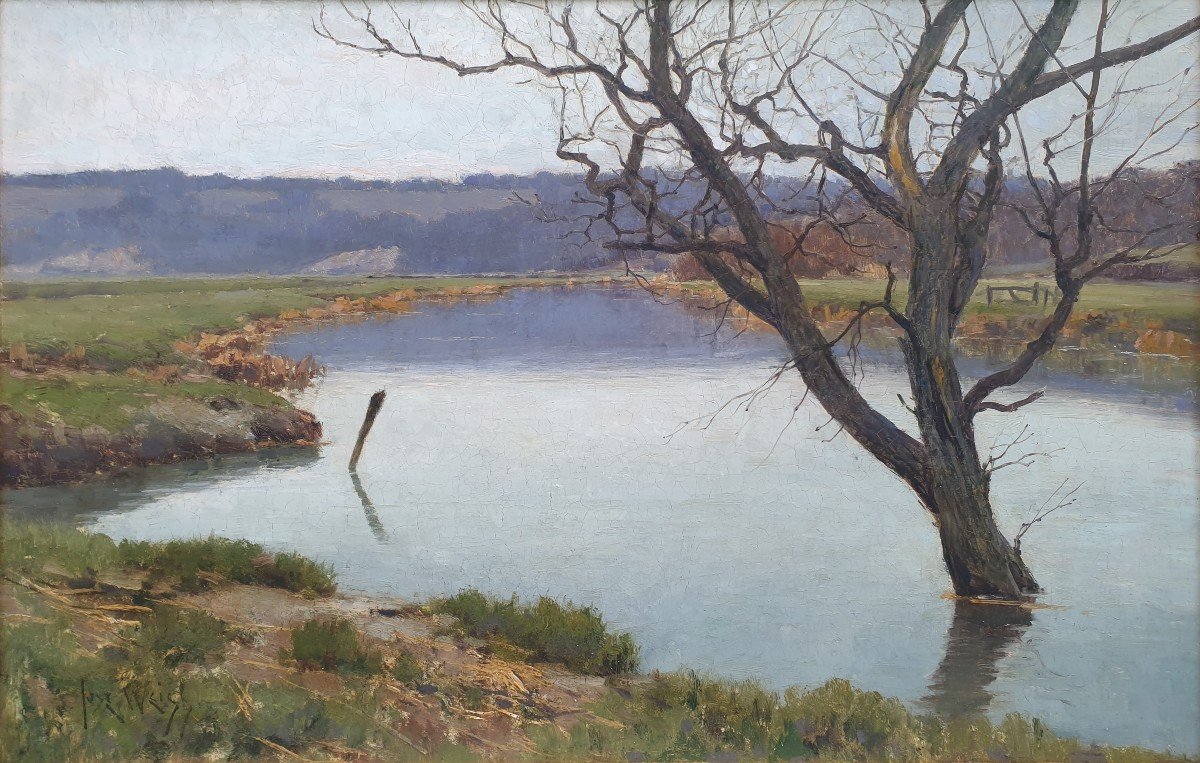 José WEISS - Une rivière en crue dans le Sussex