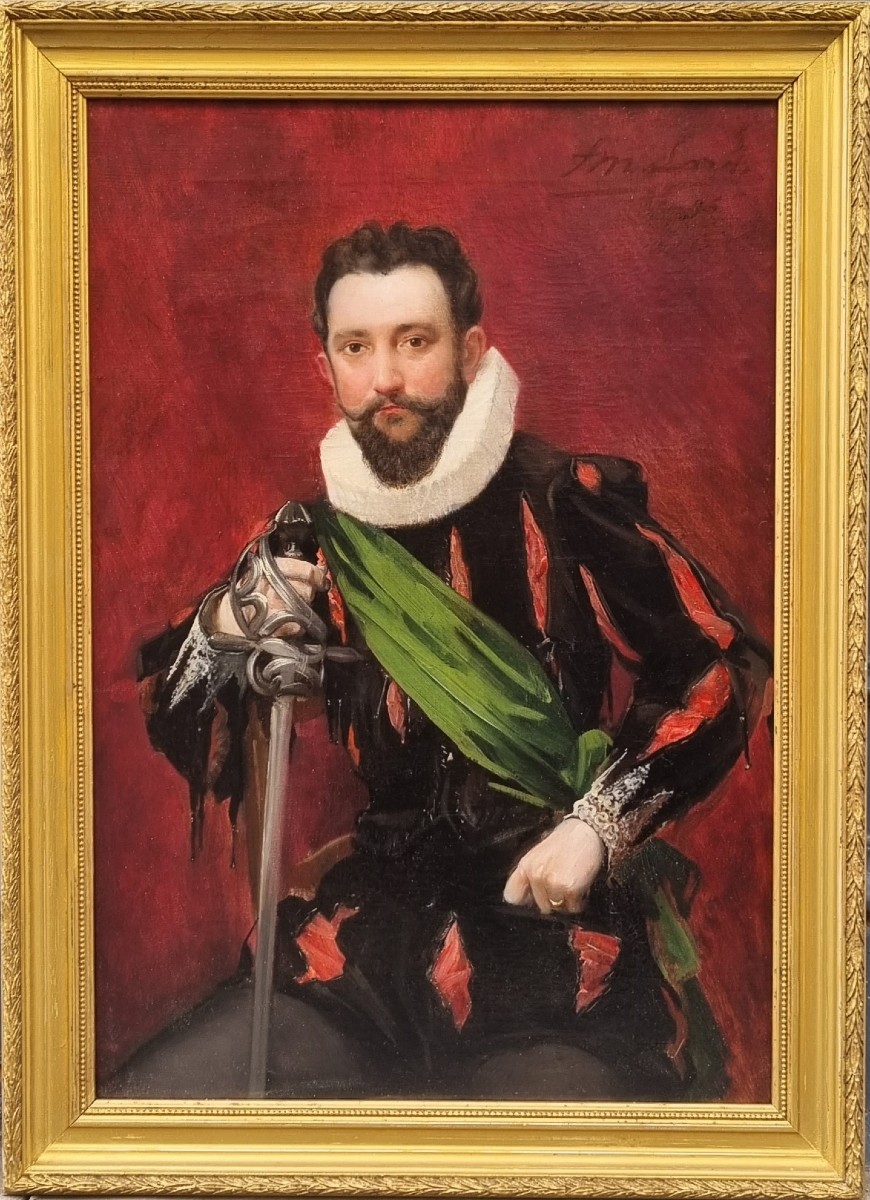 François Maurice Lard - Portrait Of The Actor Raphaël Duflos-photo-2