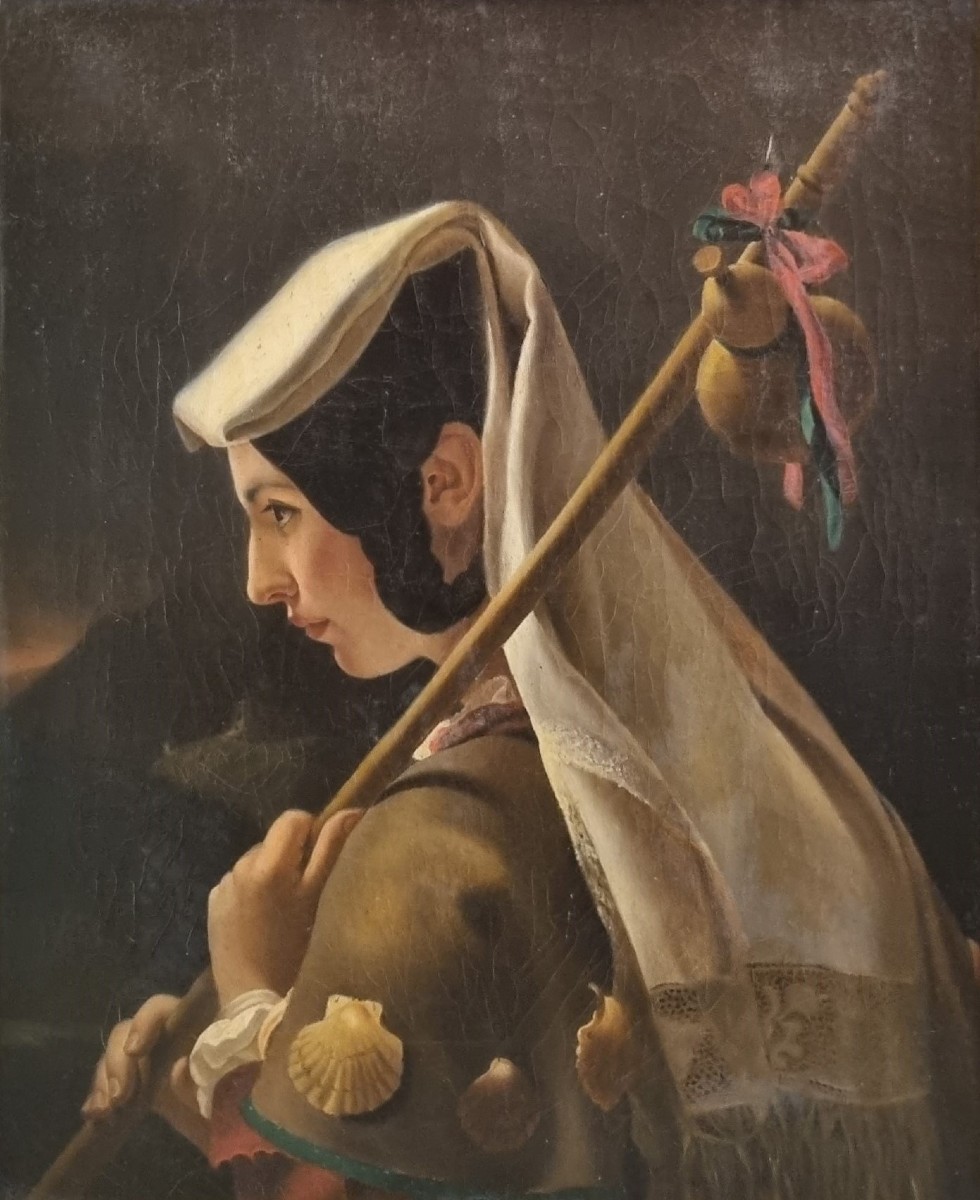 Leopold Robert (entourage Of) - The Pilgrim Of Saint Jacques De Compostelle