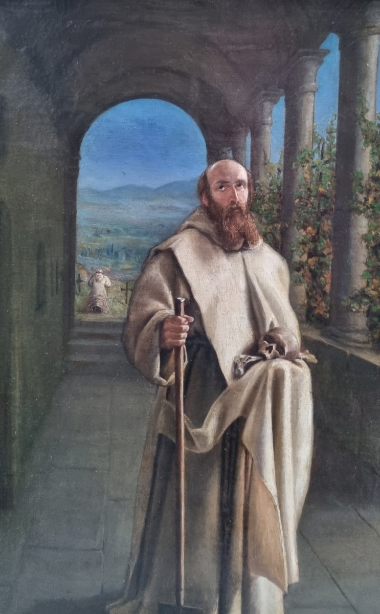 19th Century French School - The Invention Of The Relics Of Saint Benedict?-photo-3