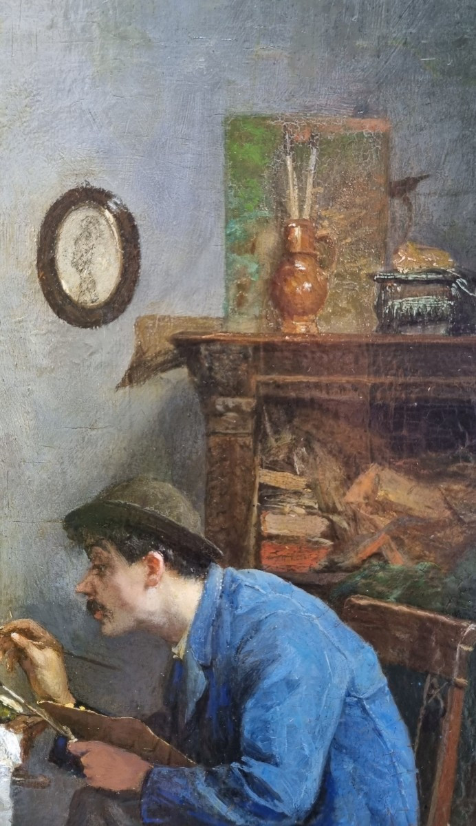 Frédéric Ringel - The Painter In His Studio-photo-4