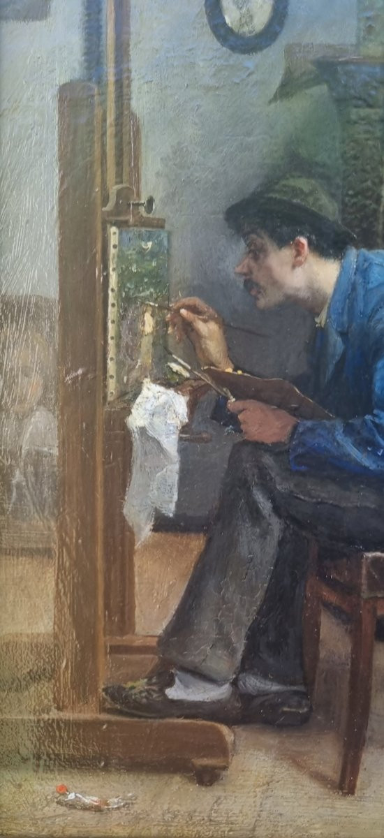 Frédéric Ringel - The Painter In His Studio-photo-1