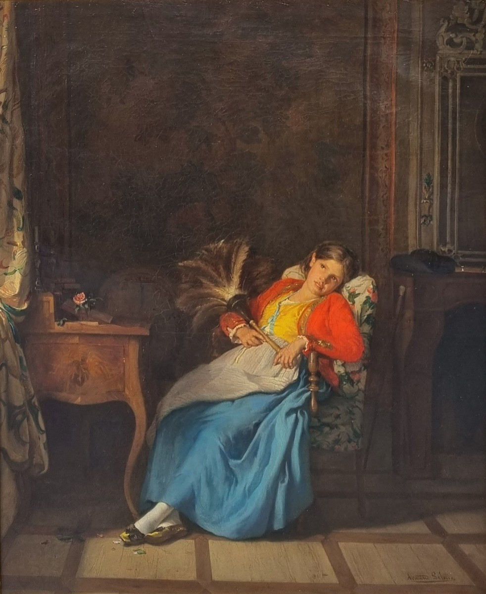 Armand Leleux - The Abbot's Servant