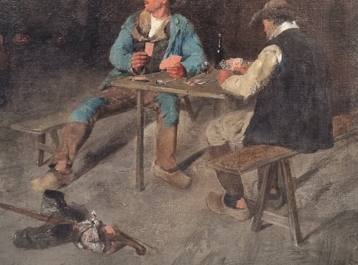 François MARTIN-KAVEL - La partie de cartes-photo-4