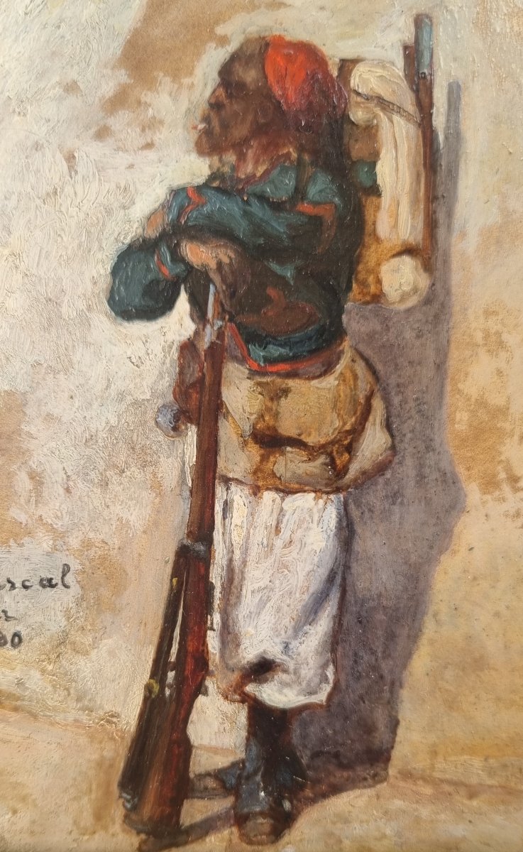 Antoine PASCAL - Portrait d'un zouave-photo-1