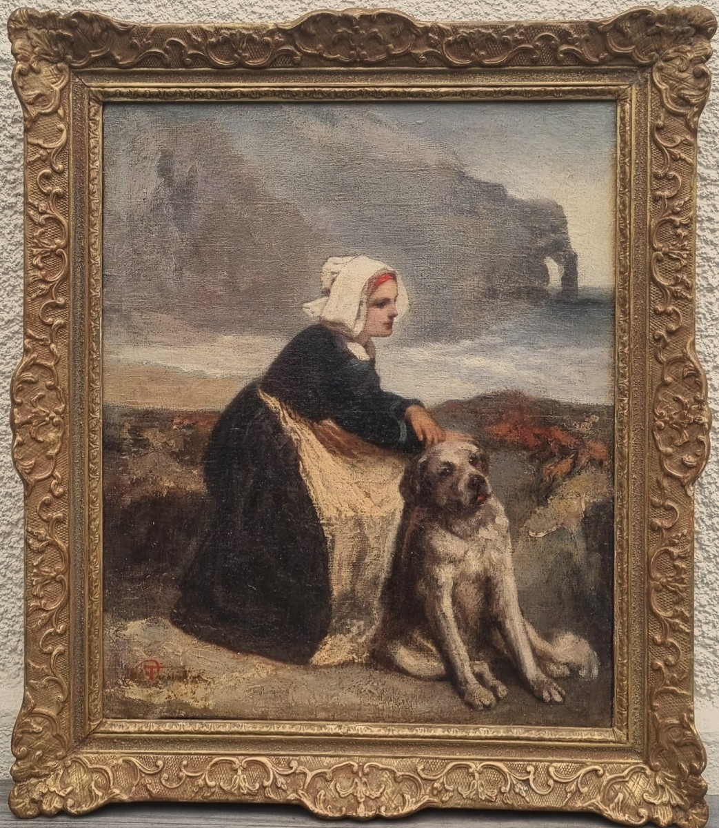 Félix PARMENTIER - Yvonne et son chien-photo-2