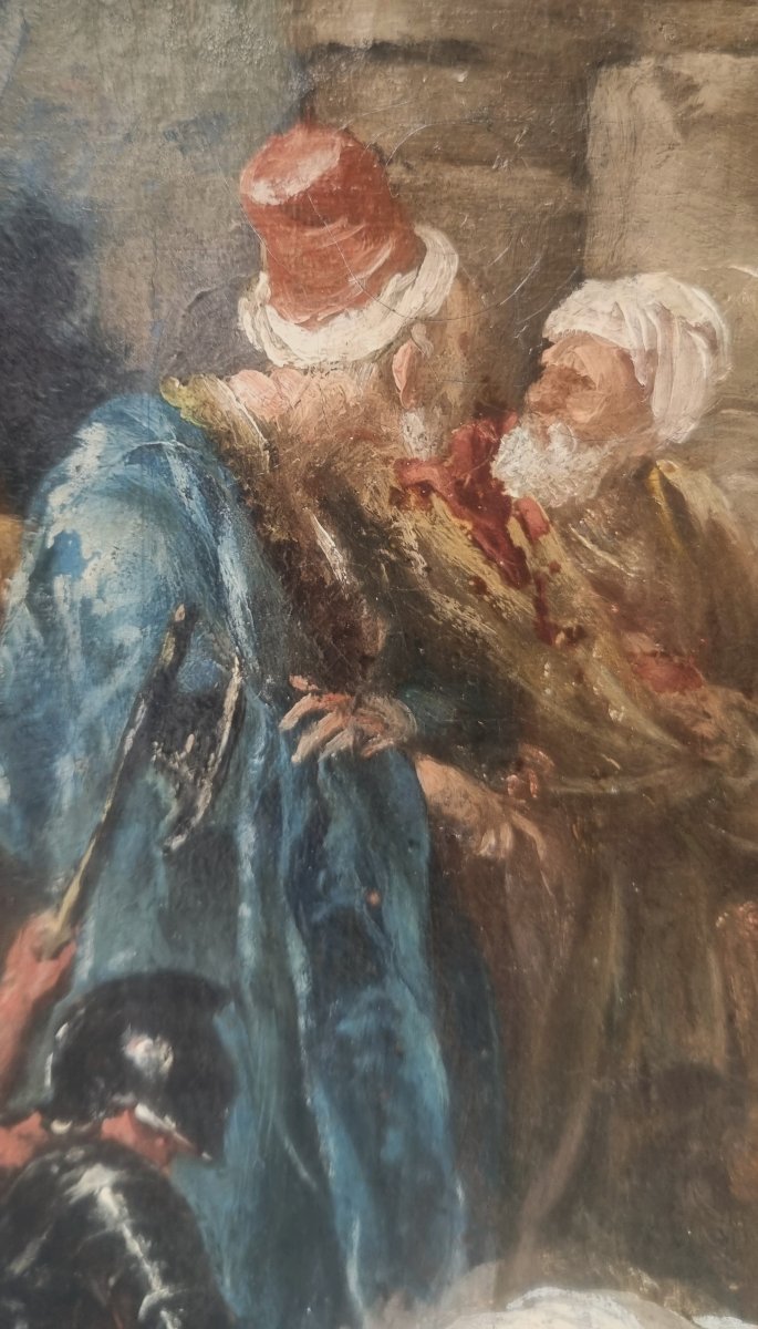 18th Century Venetian School - The Martyrdom Of Saint Cyprian And Saint Flavian Of Carthage?-photo-6