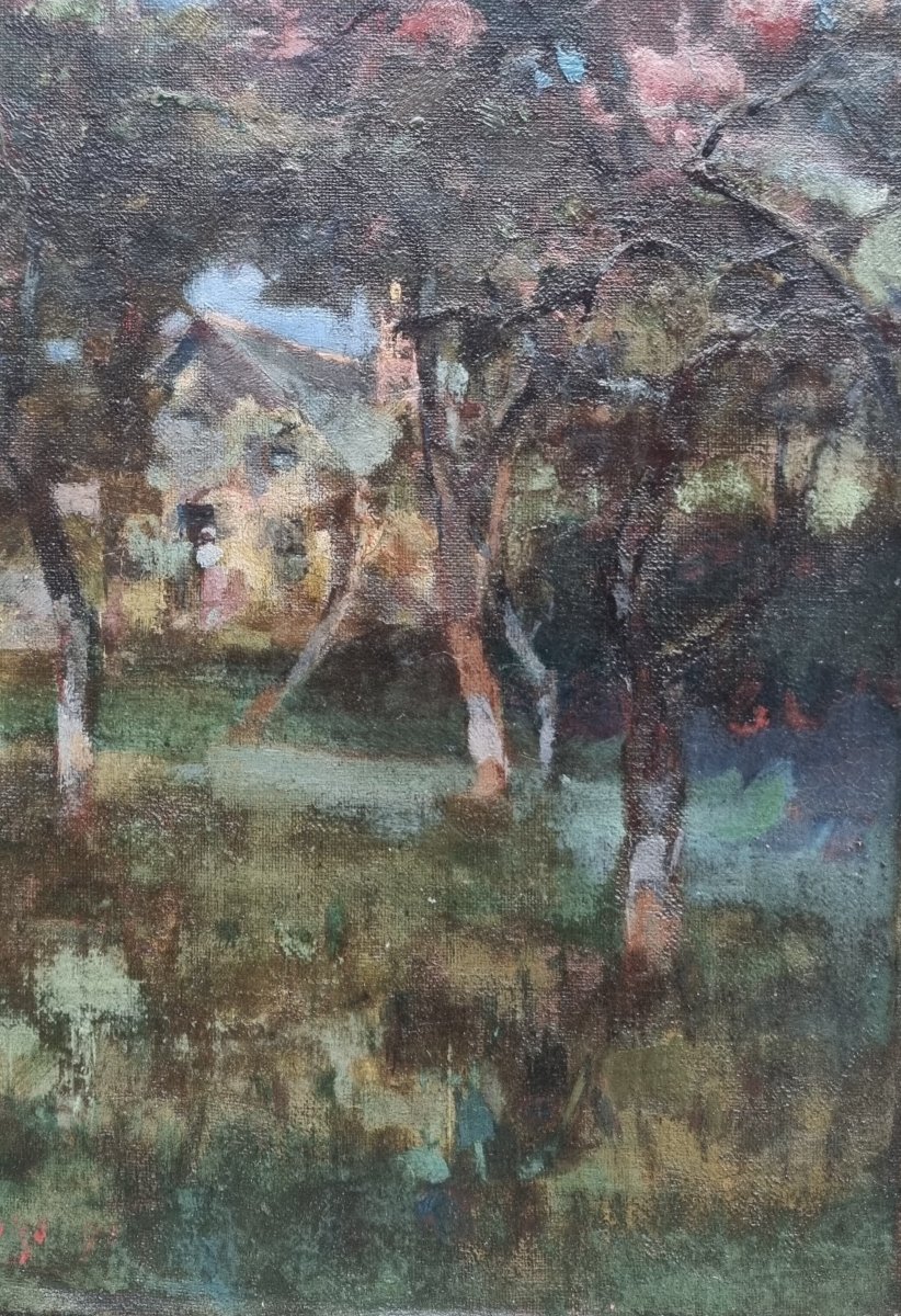 Charles John Collings - A Garden In Bloom-photo-4