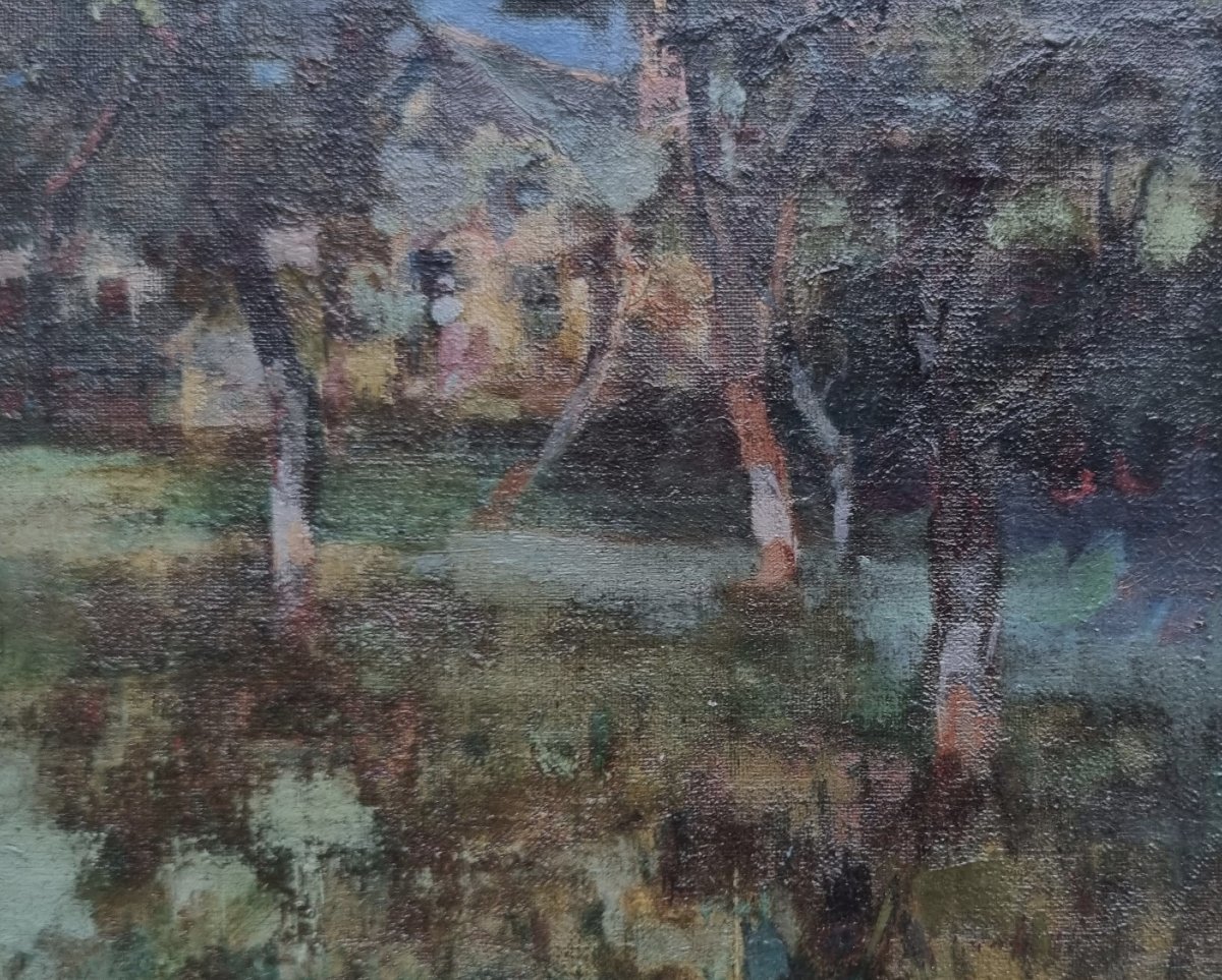 Charles John Collings - A Garden In Bloom-photo-1