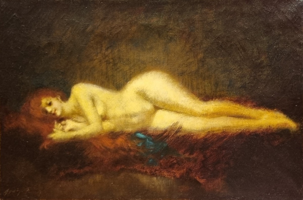 Pierre André FARCY dit ANDRY-FARCY - Une jeune femme rousse nue