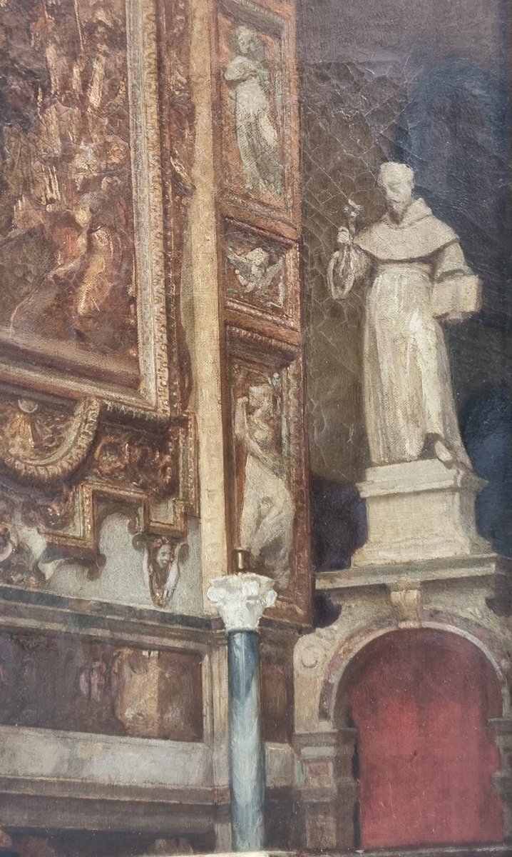 Giuseppe Guidi - Interior Of The Basilica Of Santa Maria Del Popolo In Rome-photo-2