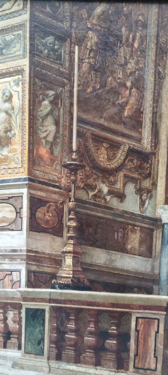 Giuseppe Guidi - Interior Of The Basilica Of Santa Maria Del Popolo In Rome-photo-5