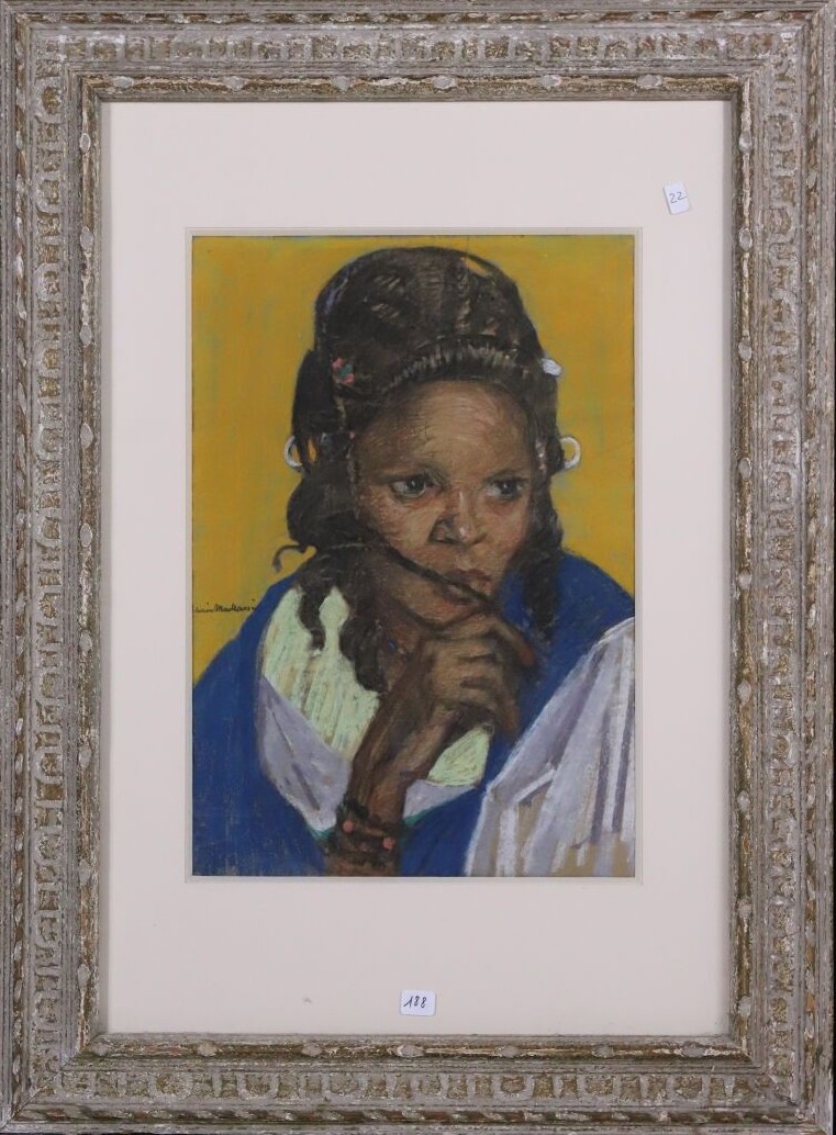 Lucien Madrassi - Portrait Of "sahadana Lidi, A Moorish Woman From A Warrior Tribe"-photo-2