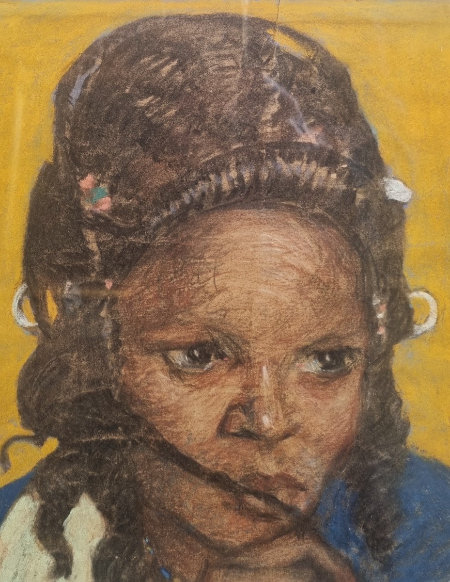 Lucien Madrassi - Portrait Of "sahadana Lidi, A Moorish Woman From A Warrior Tribe"-photo-3