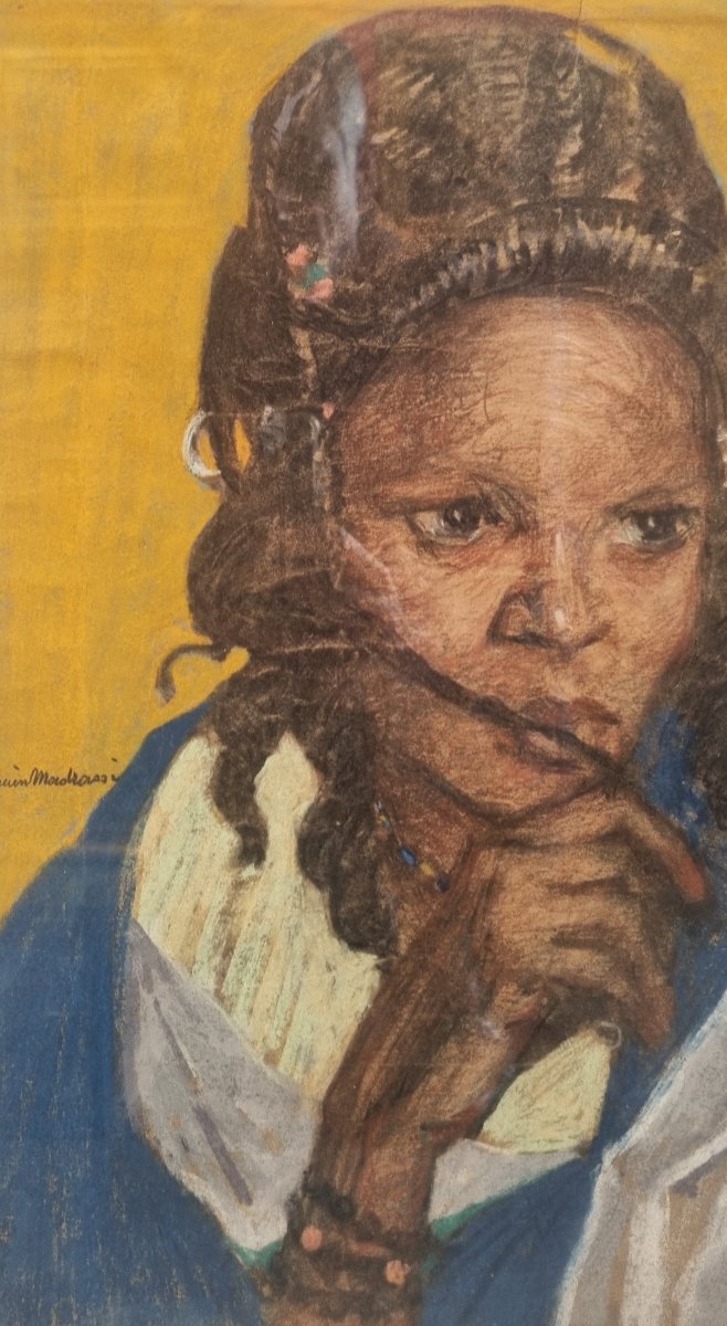 Lucien Madrassi - Portrait Of "sahadana Lidi, A Moorish Woman From A Warrior Tribe"-photo-1