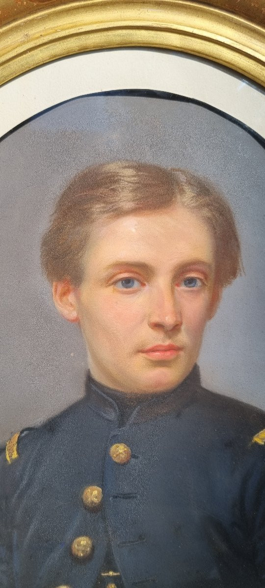 Auguste François Marie Martin - Portrait Of A Young Schoolboy-photo-3