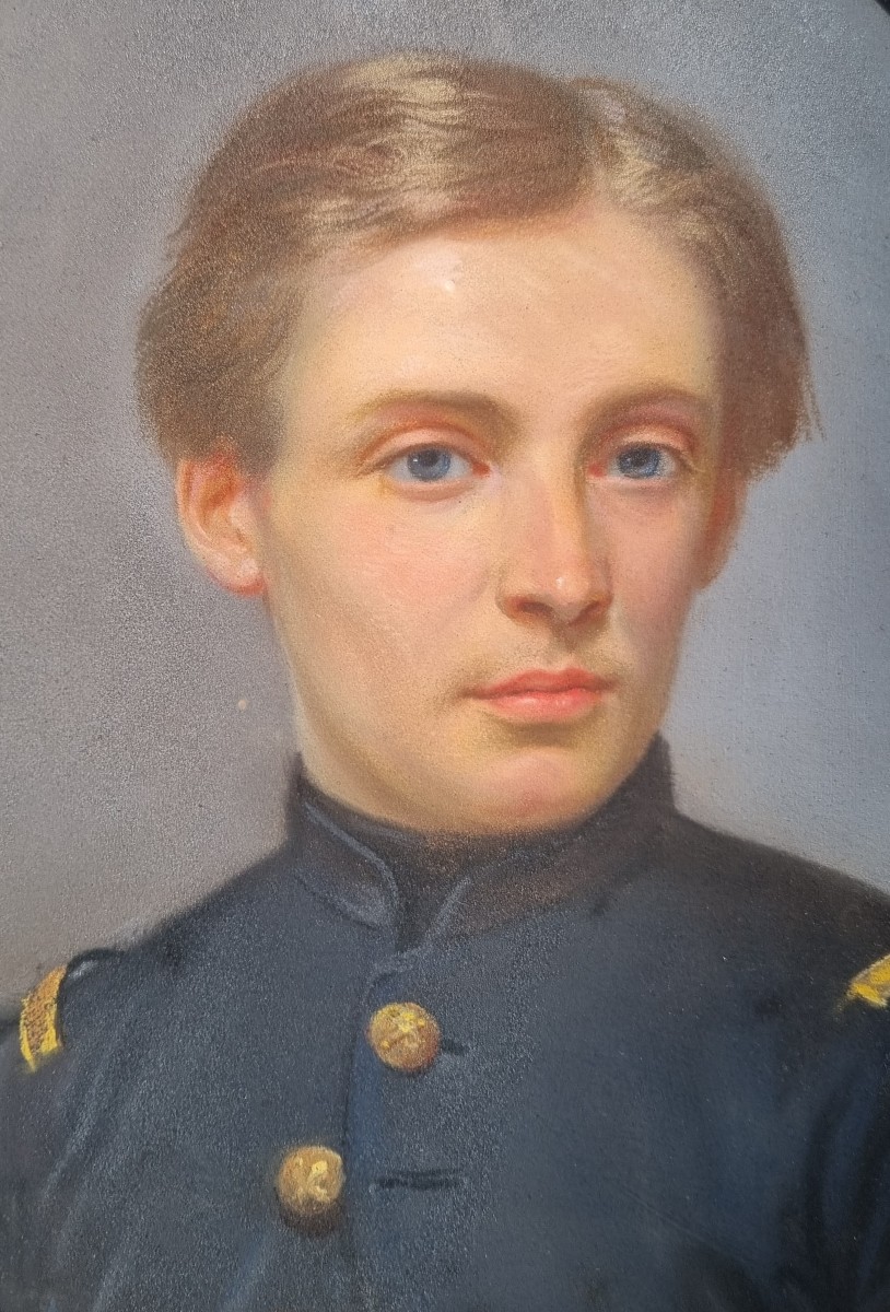 Auguste François Marie Martin - Portrait Of A Young Schoolboy-photo-2