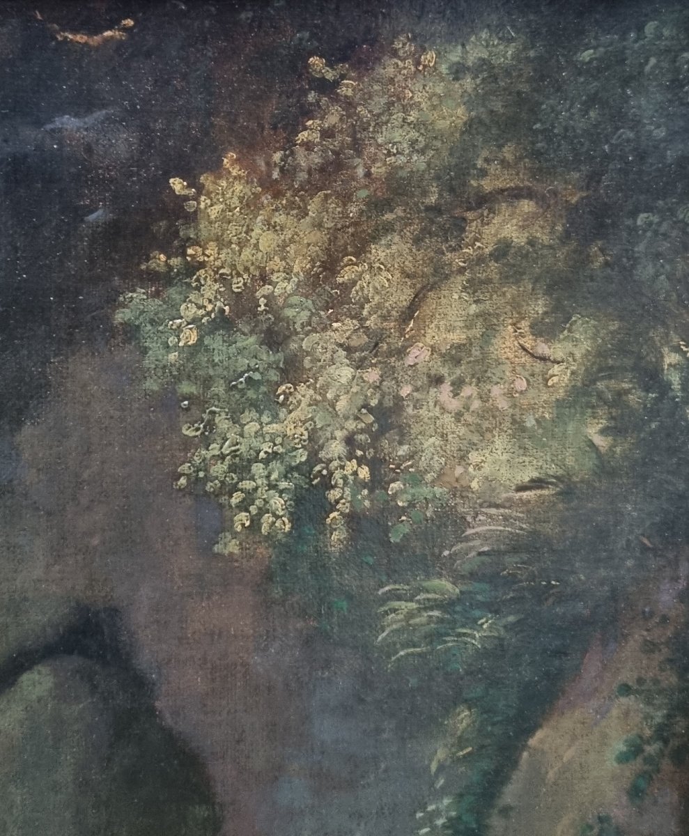 Achille Giroux ( Attributed To) - Landscape With Three Graces-photo-5