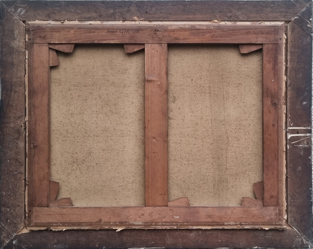 Achille Giroux ( Attributed To) - Landscape With Three Graces-photo-7