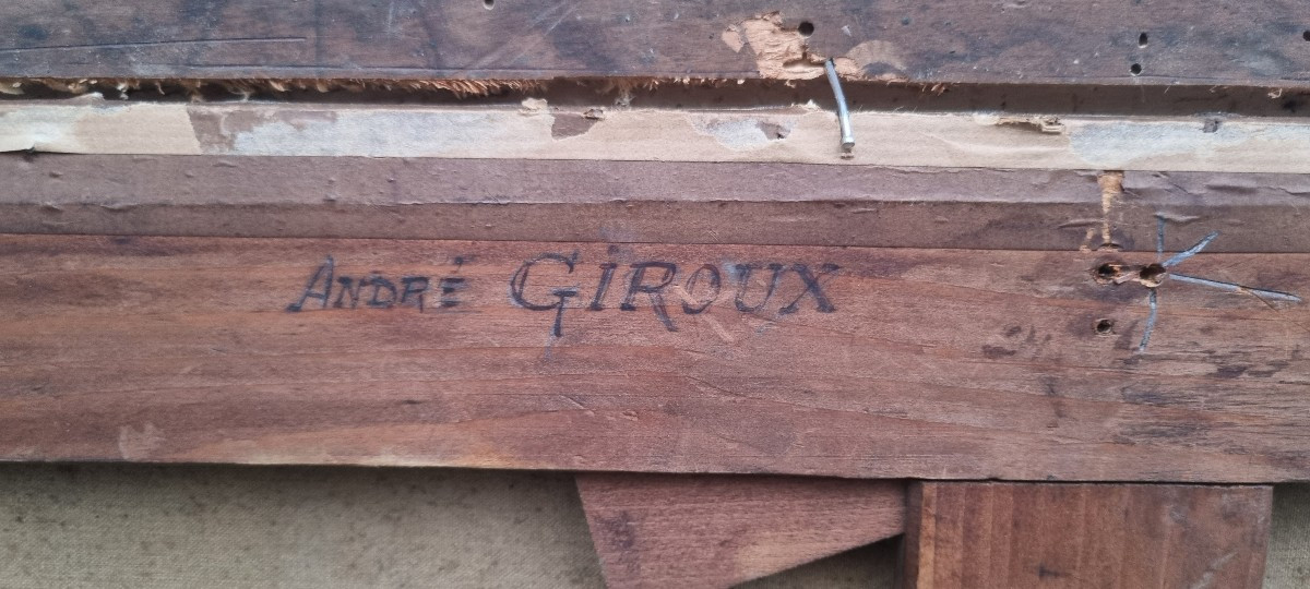 Achille Giroux ( Attributed To) - Landscape With Three Graces-photo-8