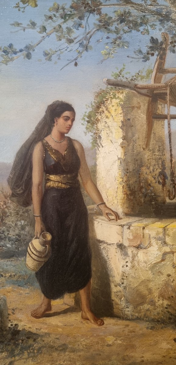 Pierre TETAR VAN ELVEN - Jeune femme au puits-photo-3