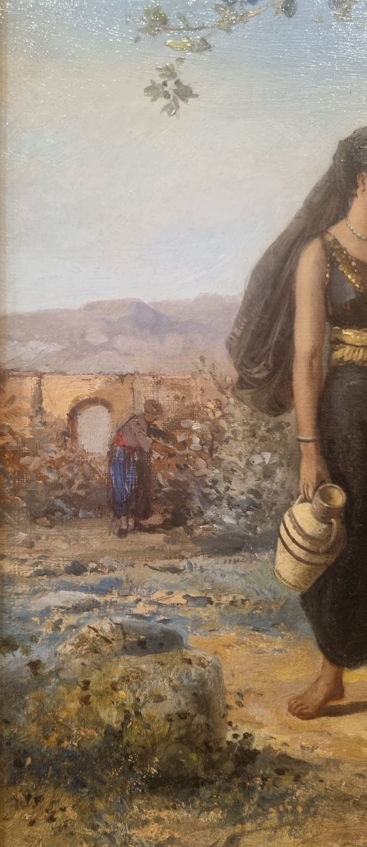 Pierre TETAR VAN ELVEN - Jeune femme au puits-photo-4