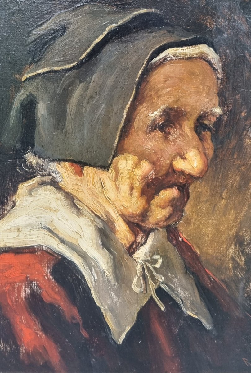 Romana Arregui - Portrait Of An Old Basque Woman-photo-4