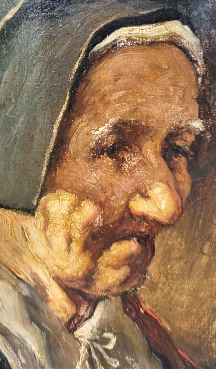 Romana Arregui - Portrait Of An Old Basque Woman-photo-3