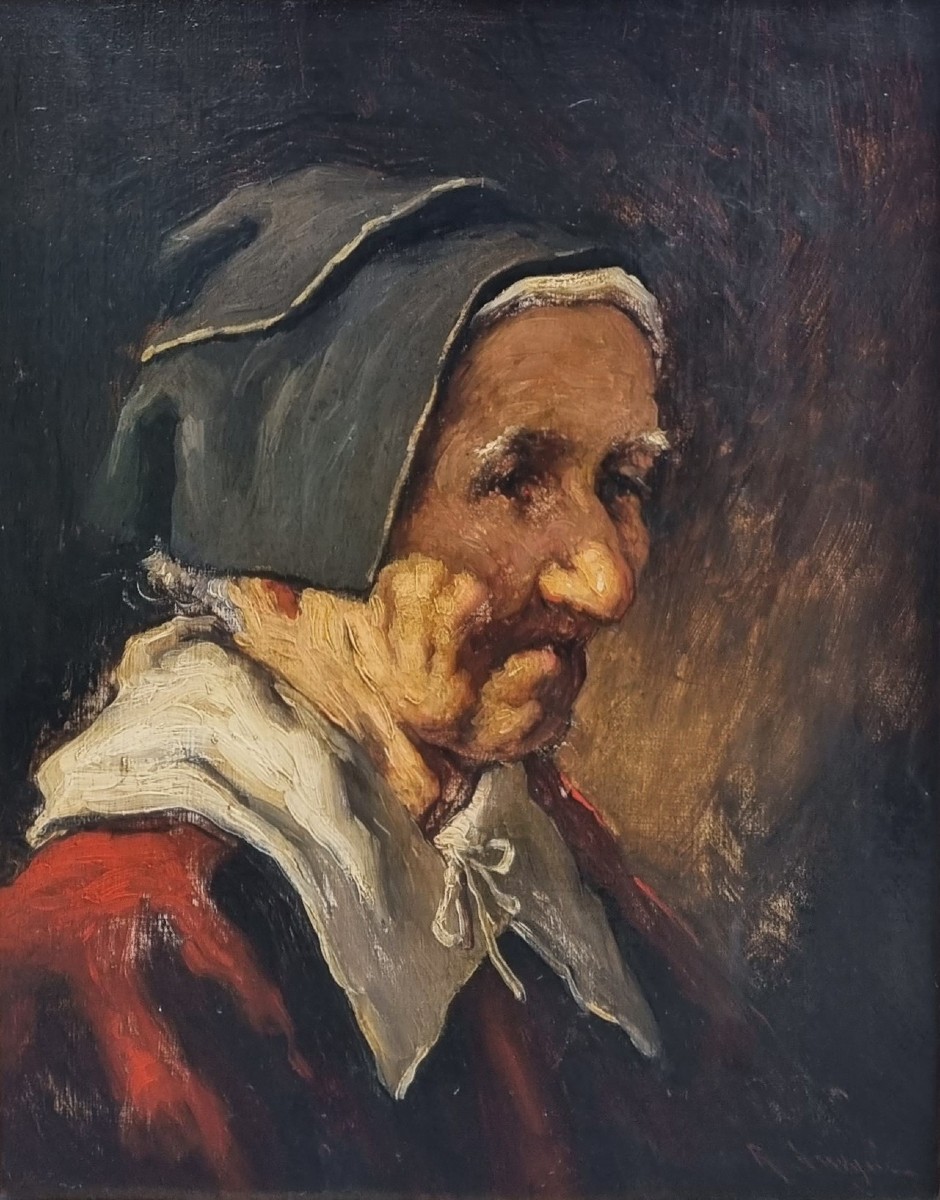 Romana Arregui - Portrait Of An Old Basque Woman