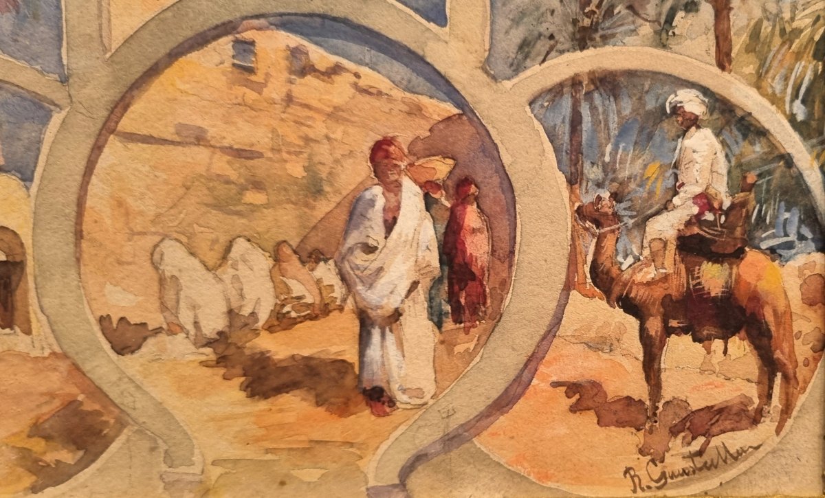 Roberto Guastalla - Orientalist Scene-photo-3