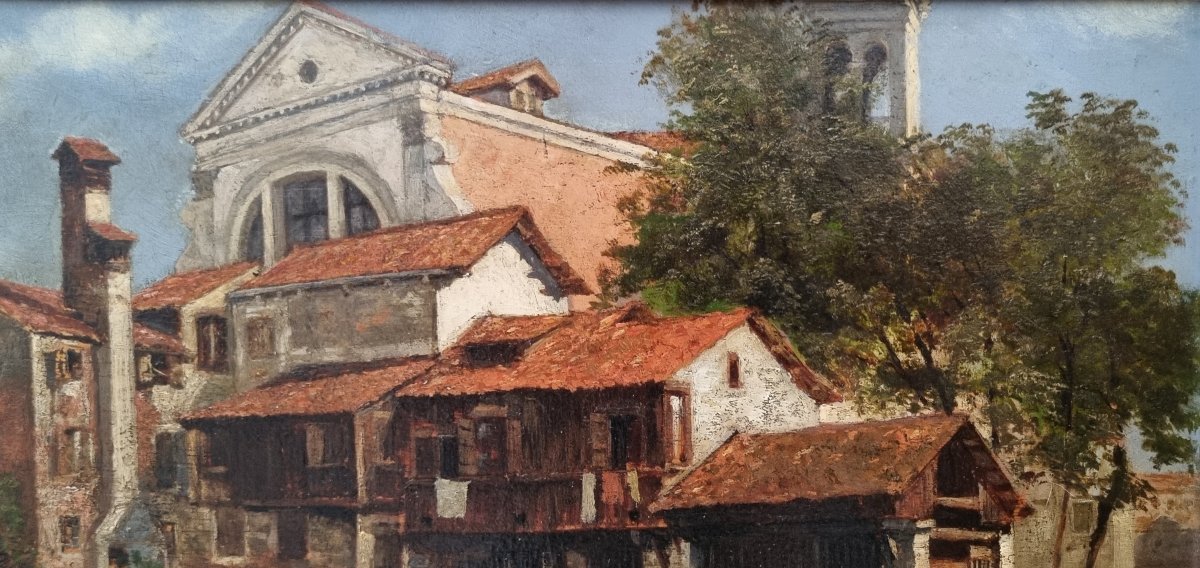 Wiliam SCOTT - Vue du Squero de San Trovaso à Venise-photo-2