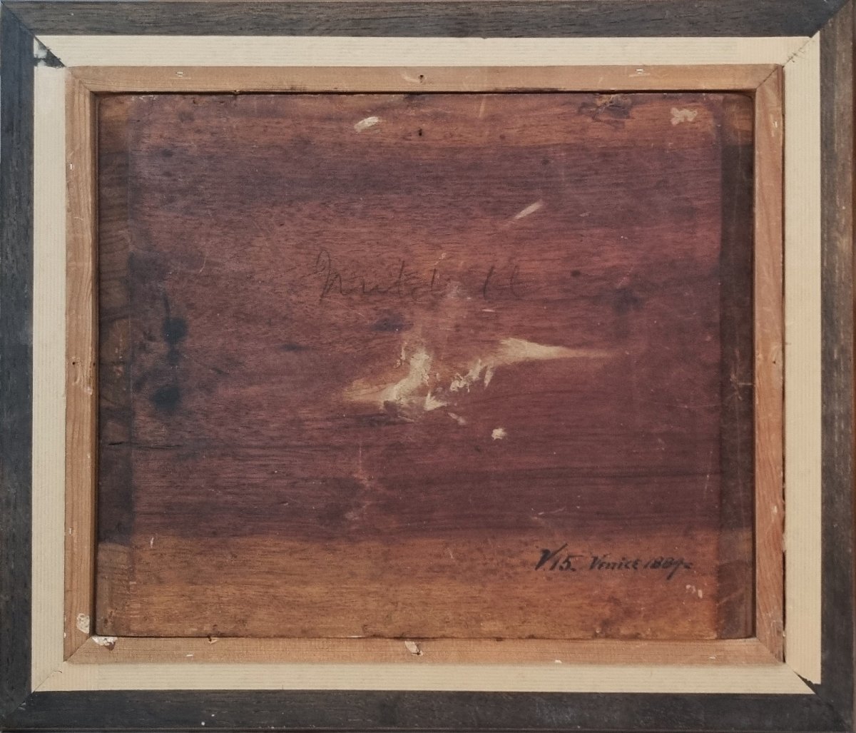 Wiliam SCOTT - Vue du Squero de San Trovaso à Venise-photo-4