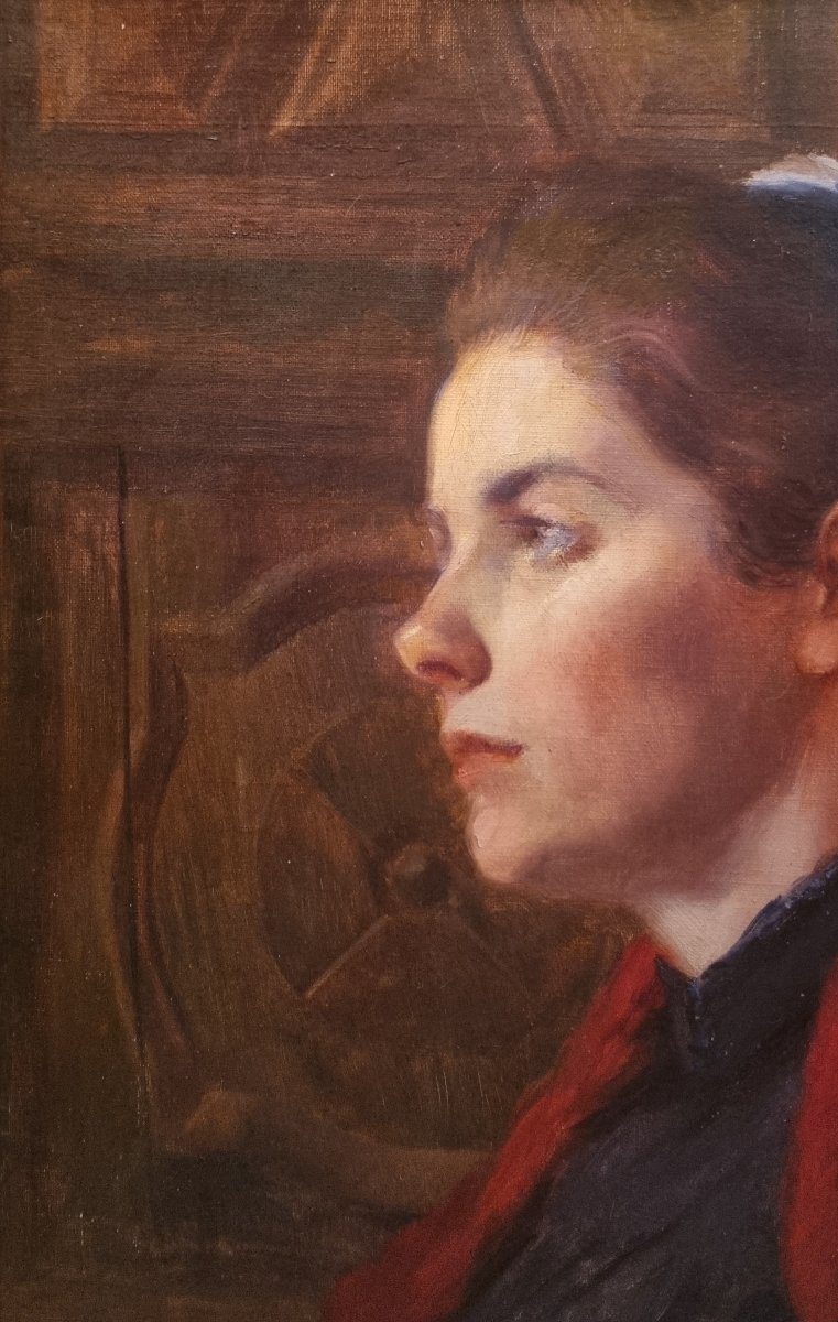 Angel Della VALLE - Portrait de femme -photo-1