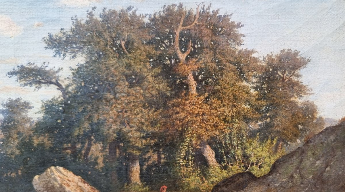 Pierre Thuillier (attributed To) - Mountain Landscape-photo-8