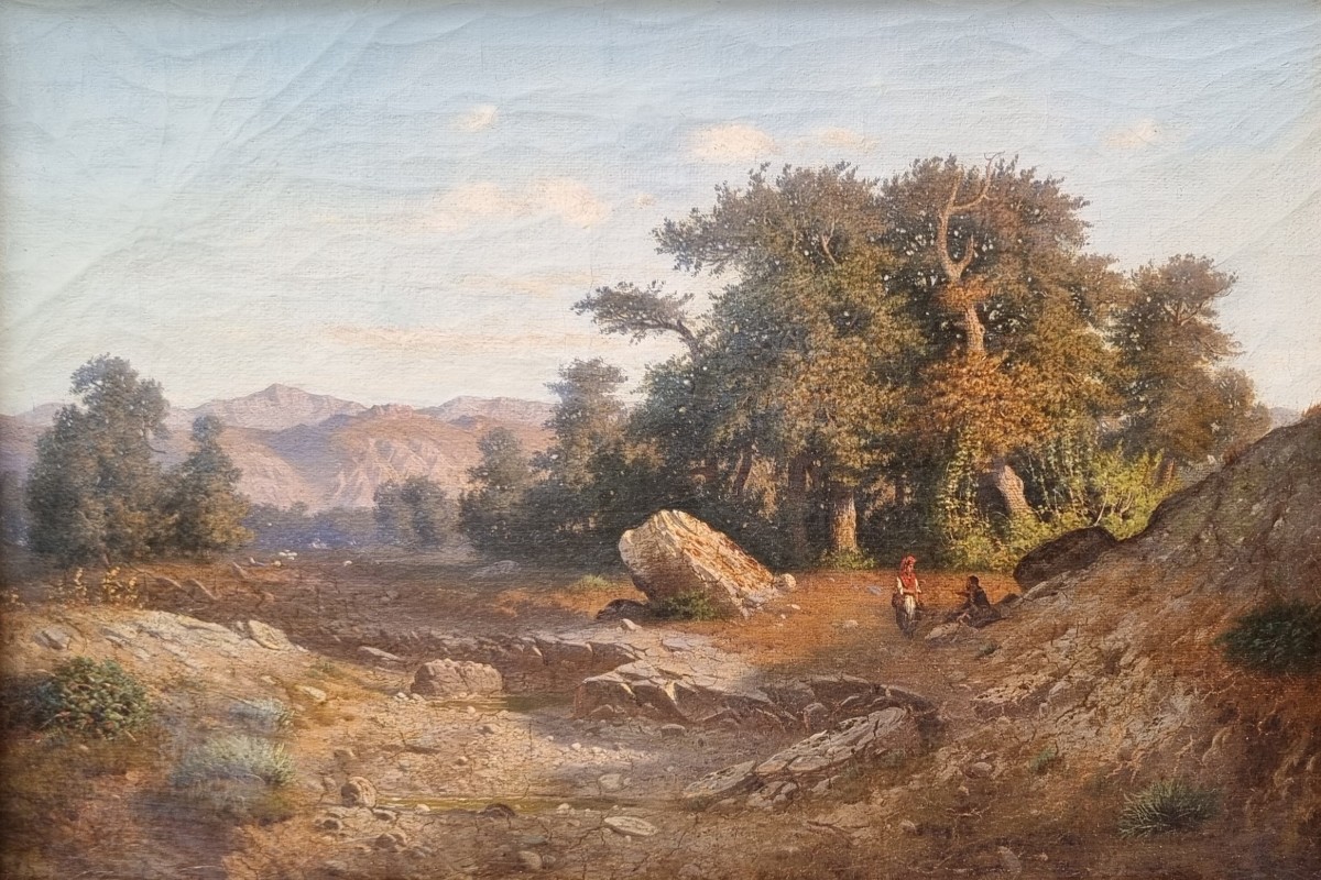 Pierre Thuillier (attributed To) - Mountain Landscape
