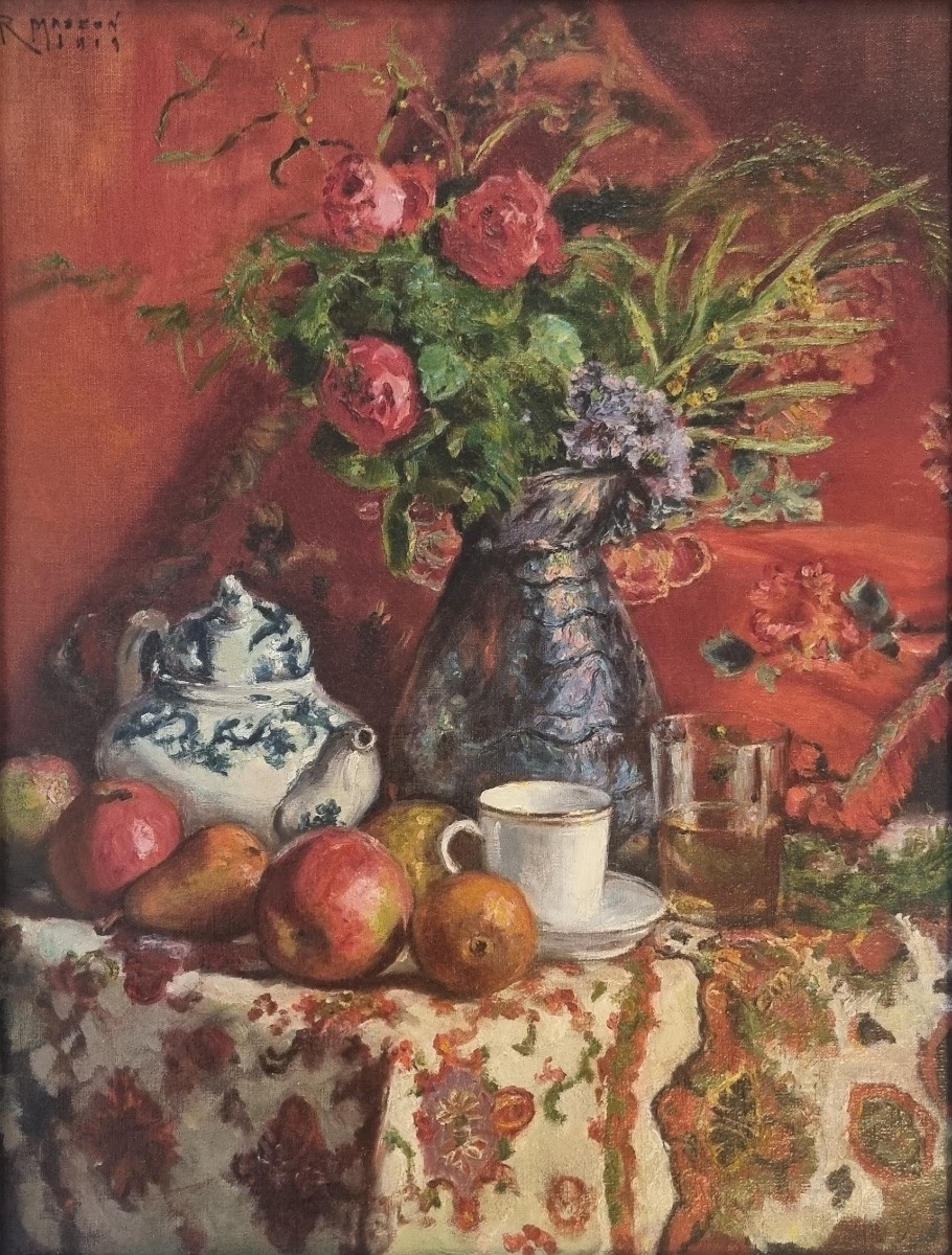 Roger MASSON - Nature morte aux fruits