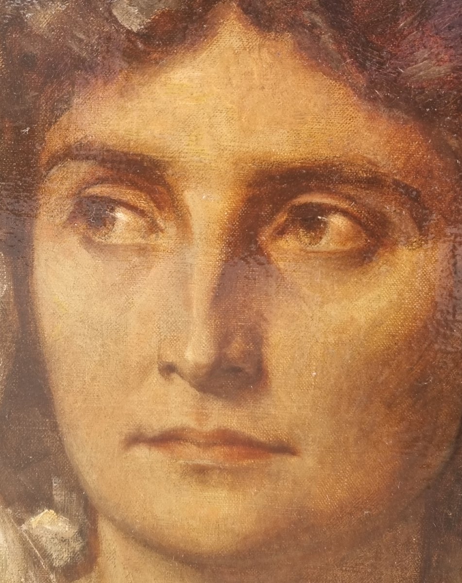 Charles Bellay - Portrait Of An Italian Woman-photo-4