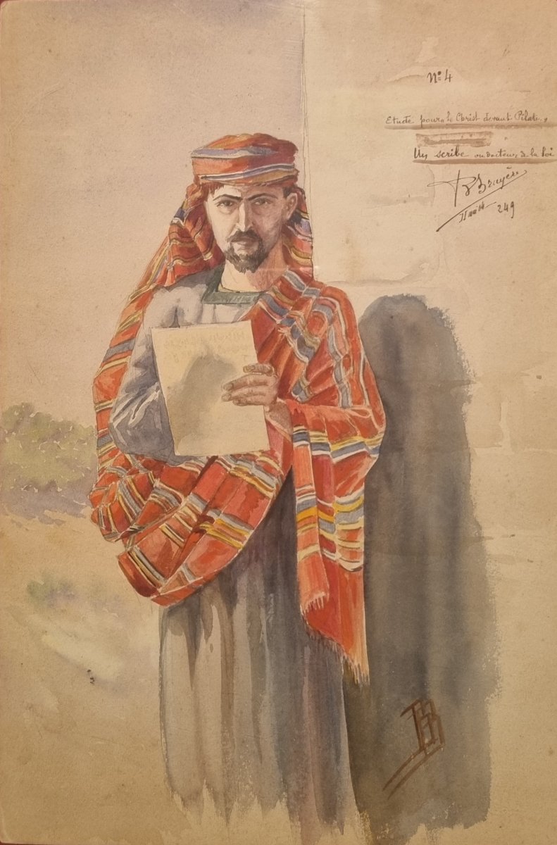 Bernard Bruyere - Study For Christ Before Pilate