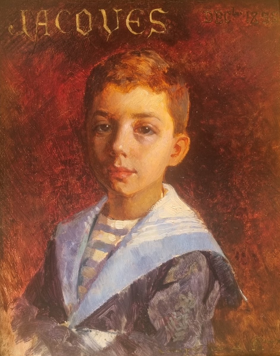 George ROUX - Portrait d'un enfant en petit matelot
