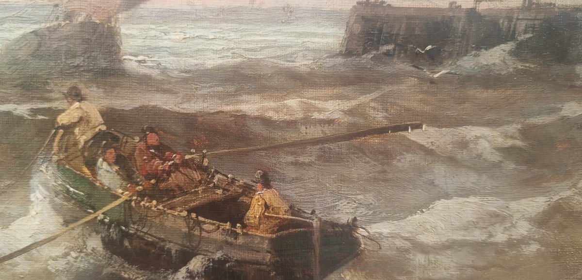 Jean MAZZELLLA - Entrée d'un port en Normandie-photo-4