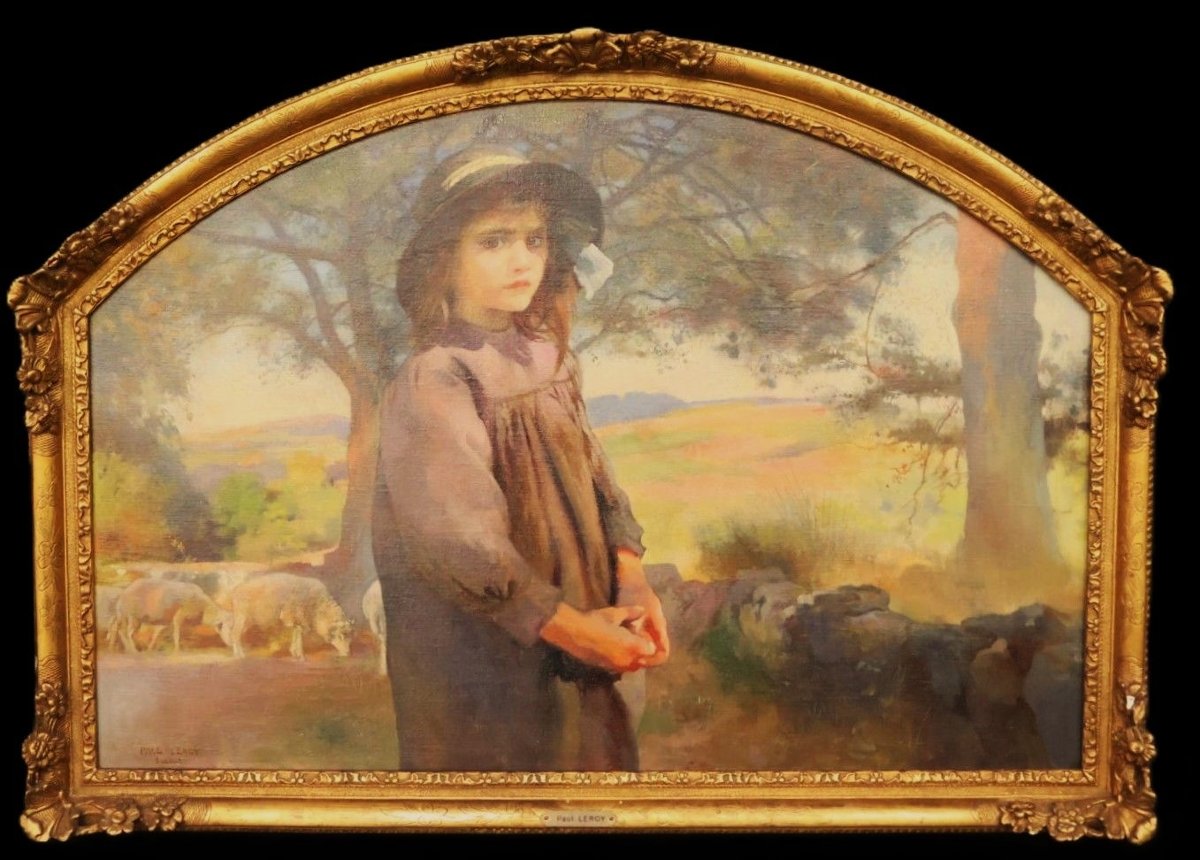 Paul LEROY - Jeune bergère de la Creuse-photo-2