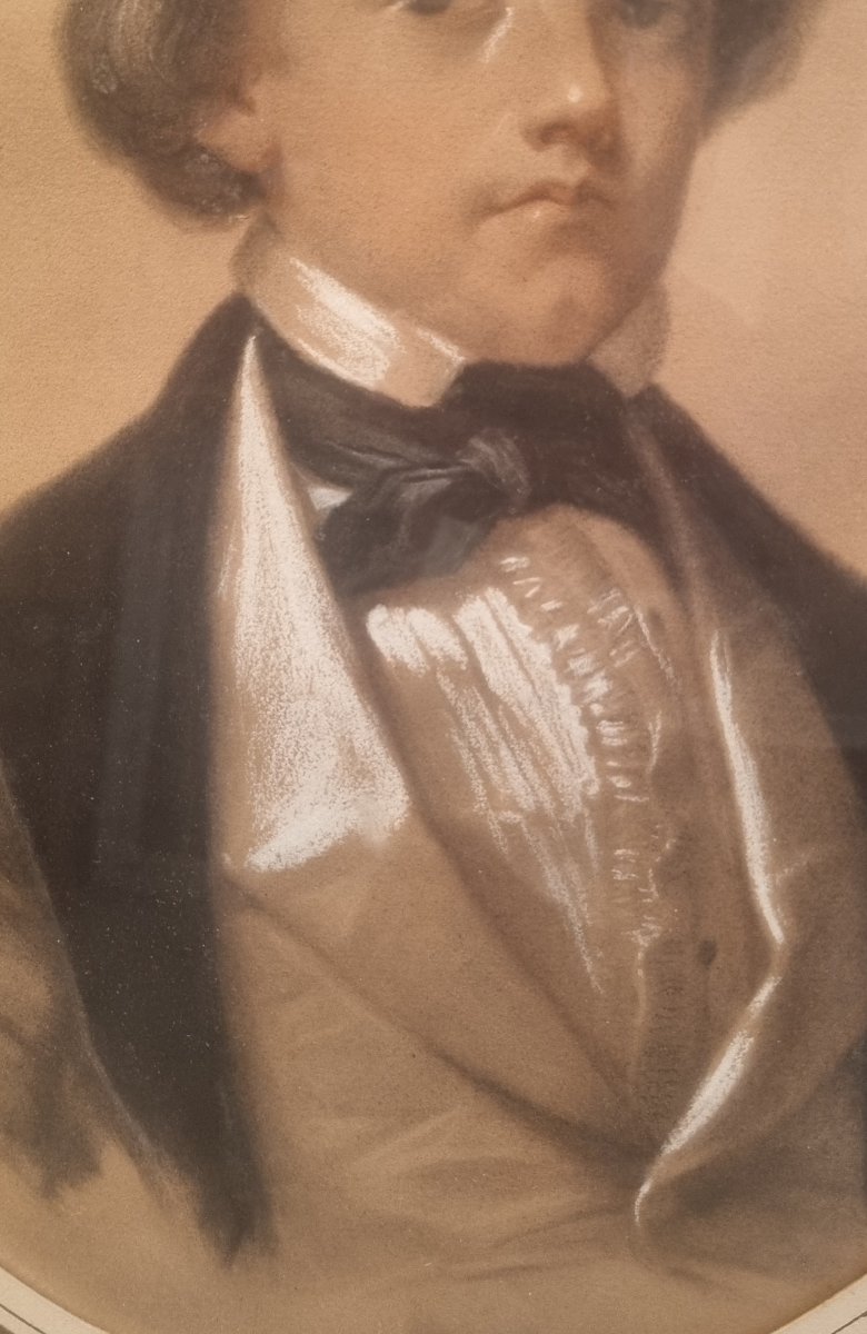 Louis-henri De Rudder - Presumed Portrait Of Edmond Blanc Young-photo-3