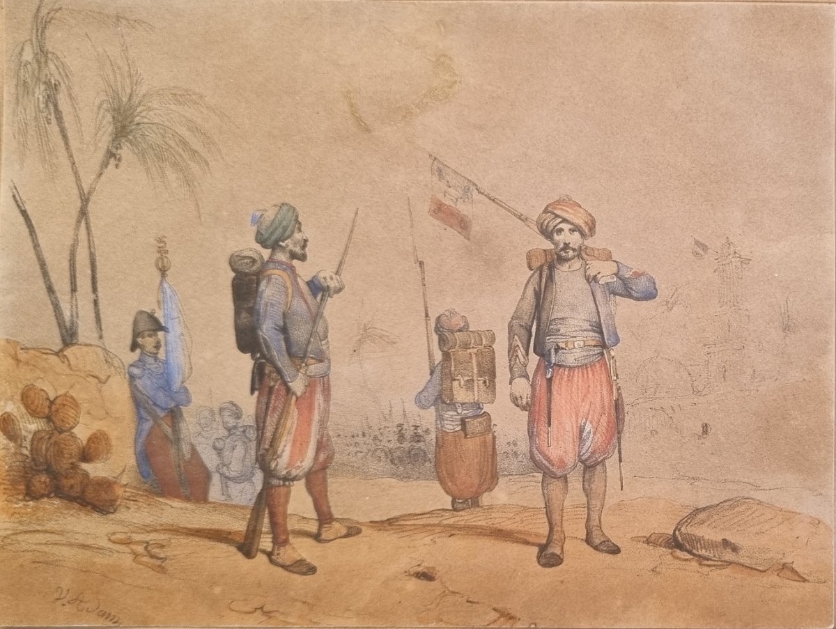 Victor Adam - Portraits Of Zouaves-photo-3
